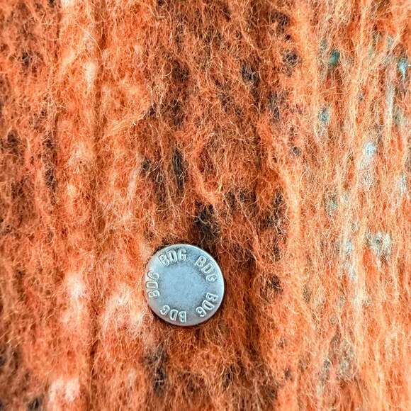 Urban Outfitters BDG Brushed Melton Plaid Shirt Jacket - Picture 5 of 6